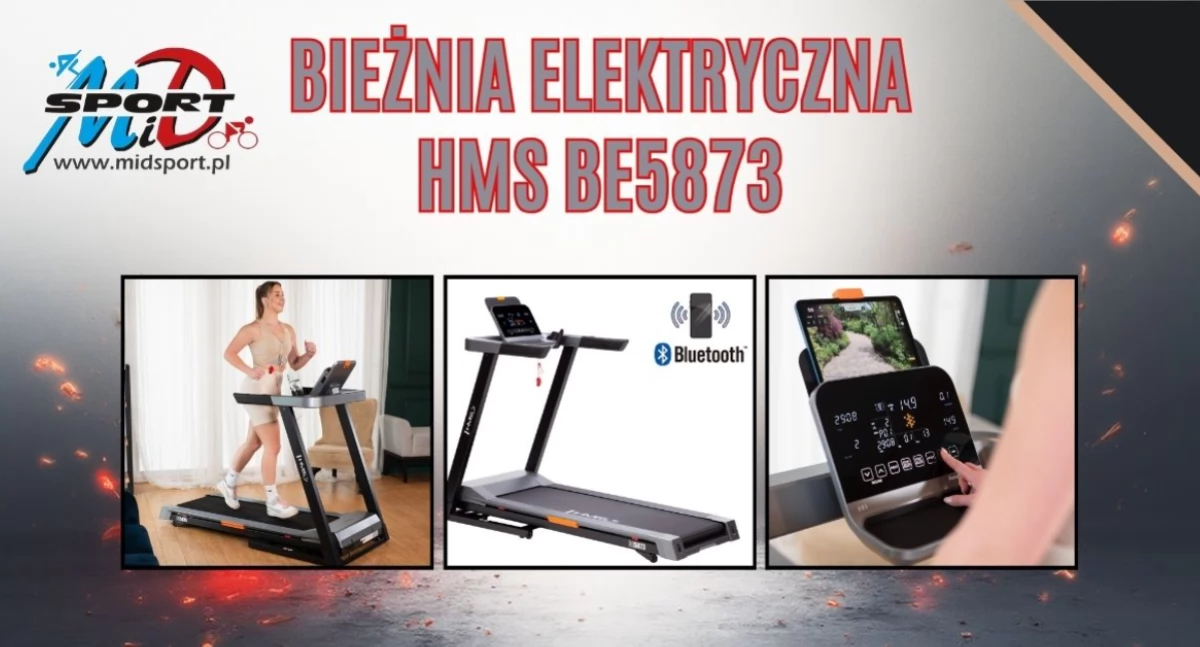 Polecamy, Bieżnia BE5873 nowoczesny sprzęt domowego treningu - zdjęcie, fotografia