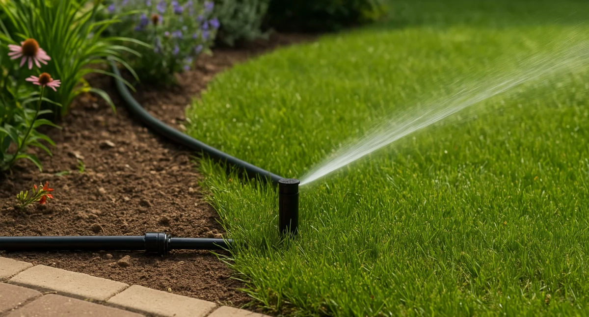 Różne, Nawadnianie ogrodów zaprojektować wydajny system kroku - zdjęcie, fotografia