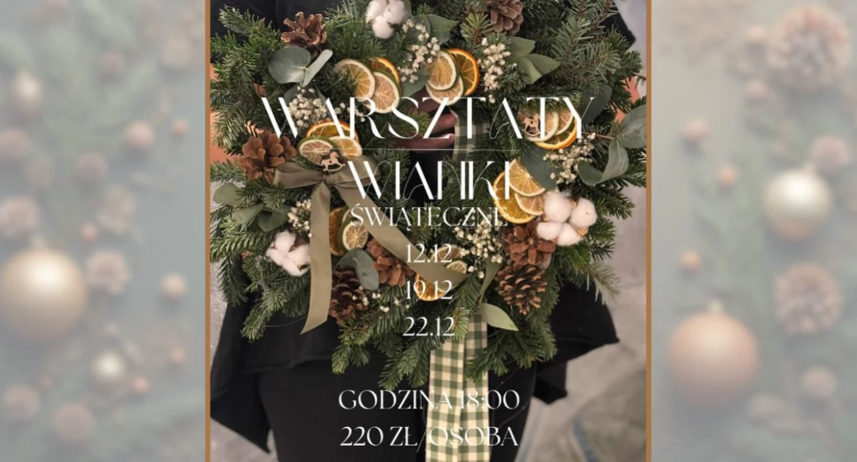 Polecamy, Świąteczne warsztaty tworzenia wianków Bethel Concept - zdjęcie, fotografia