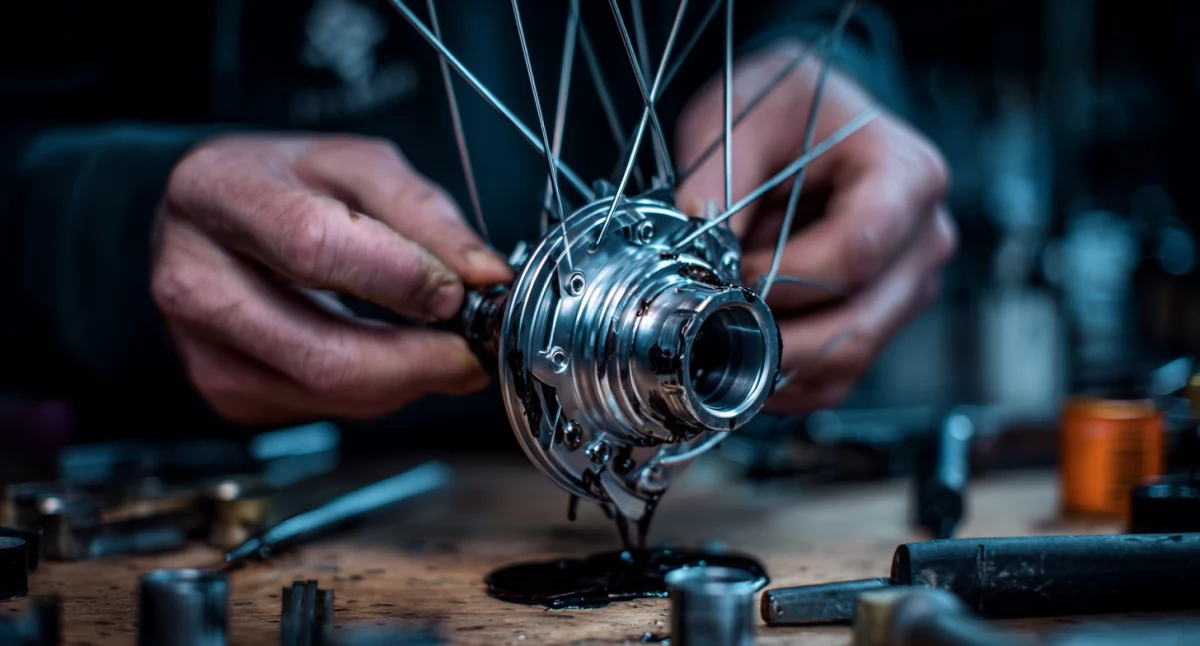 Różne, Piasta przednia wybór serwis dłuższe życie - zdjęcie, fotografia
