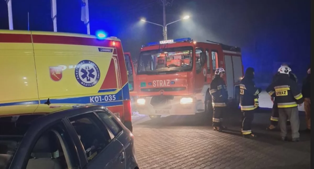 Akcje ratunkowe, Niespodziewany poród stacji benzynowej - zdjęcie, fotografia