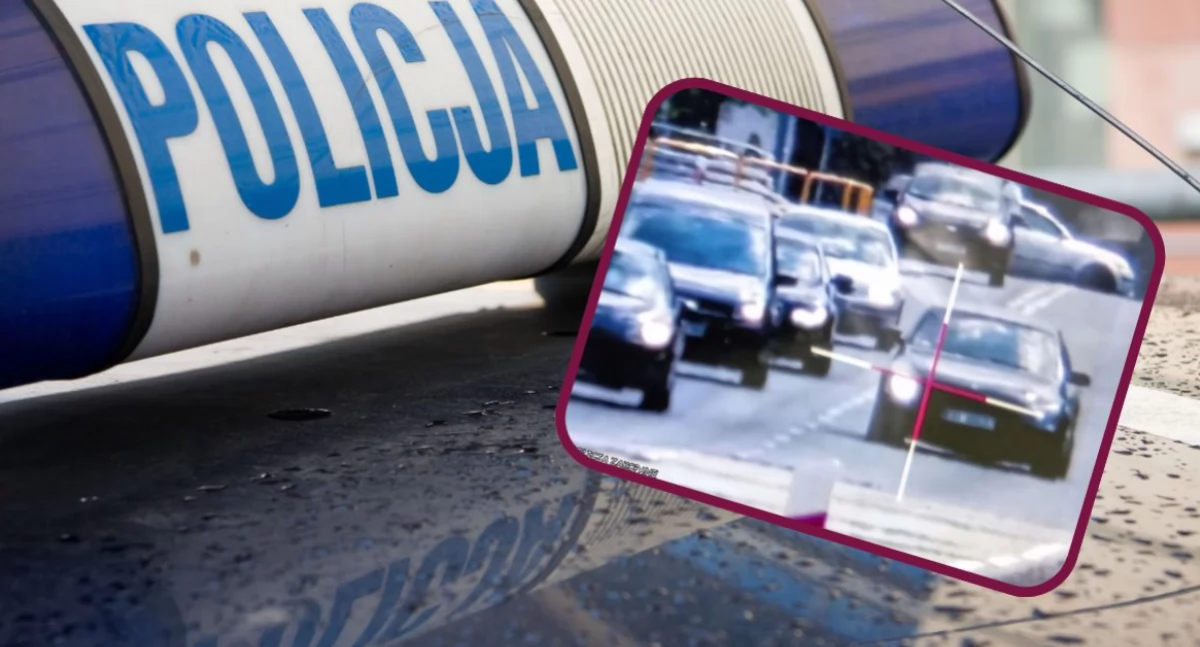 Zatrzymania, złotych mandatu punktów karnych wyprzedzanie przed pasami Białym Dunajcu - zdjęcie, fotografia