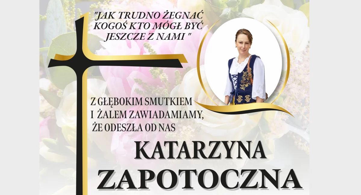 Odeszli, Zmarła Katarzyna Zapotoczna długoletnia pracownica Powiatowej Stacji Sanitarno Epidemiologicznej Nowym Targu - zdjęcie, fotografia