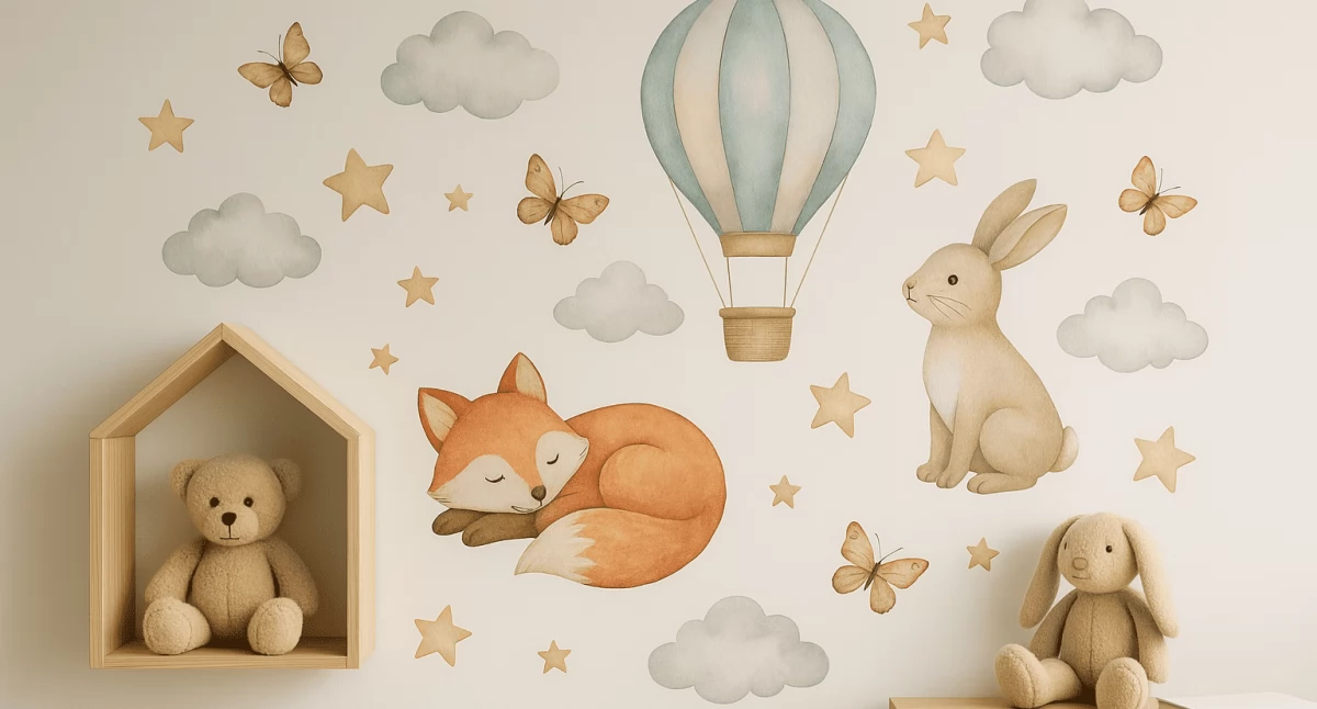Różne, Dlaczego dekorowanie pokoju dziecka naklejkami przynosi długofalowe korzyści Wyjaśniamy! - zdjęcie, fotografia