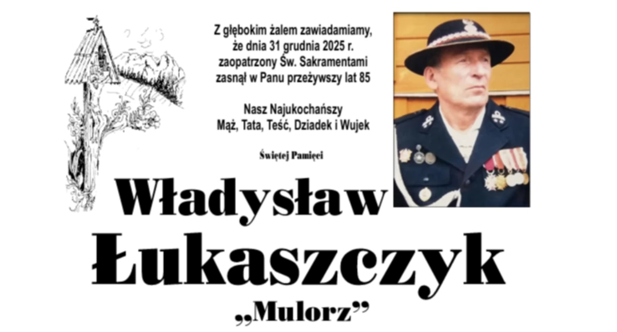 Odeszli, Zmarł Władysław Łukaszczyk „Mulorz” Murzasichla twórca ludowy rzeźbiarz poeta strażak - zdjęcie, fotografia