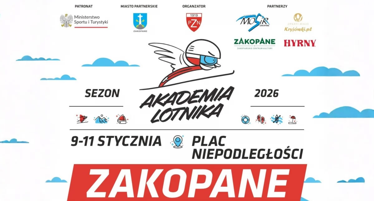 Skoki narciarskie, Zakopane gospodarzem trzeciej edycji Akademii Lotnika podczas Pucharu Świata - zdjęcie, fotografia