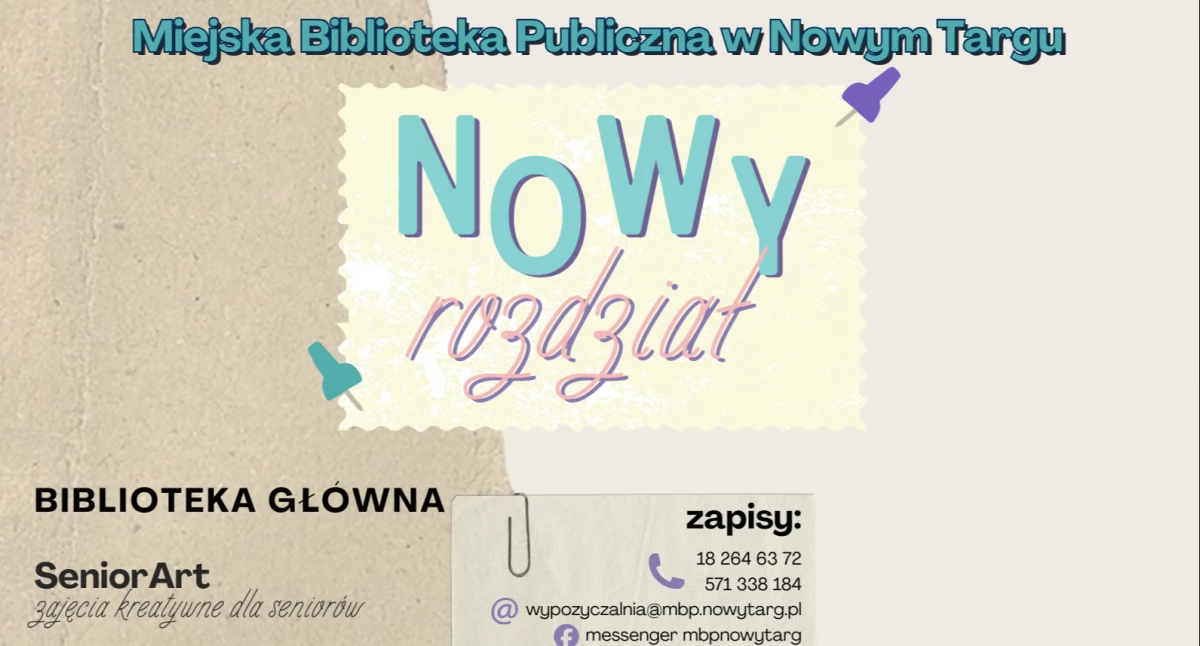 Edukacja, rozdział Miejskiej Bibliotece Publicznej Nowym Targu - zdjęcie, fotografia