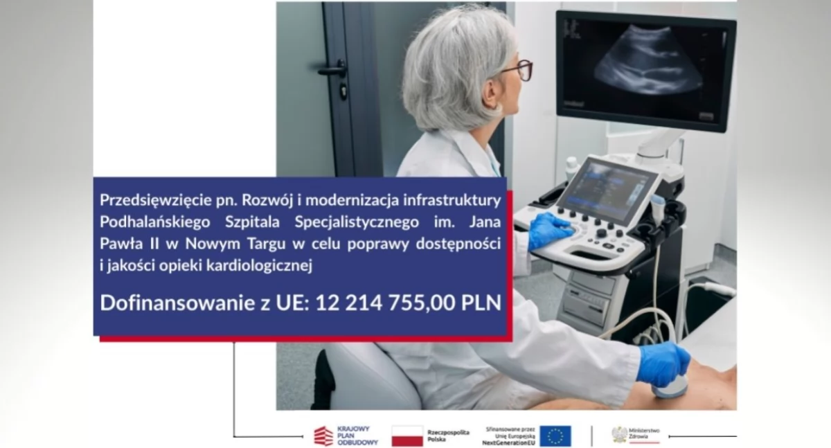 Polecamy, Nowoczesna kardiologia mieszkańców regionu Podhalańskim Szpitalu dzięki - zdjęcie, fotografia