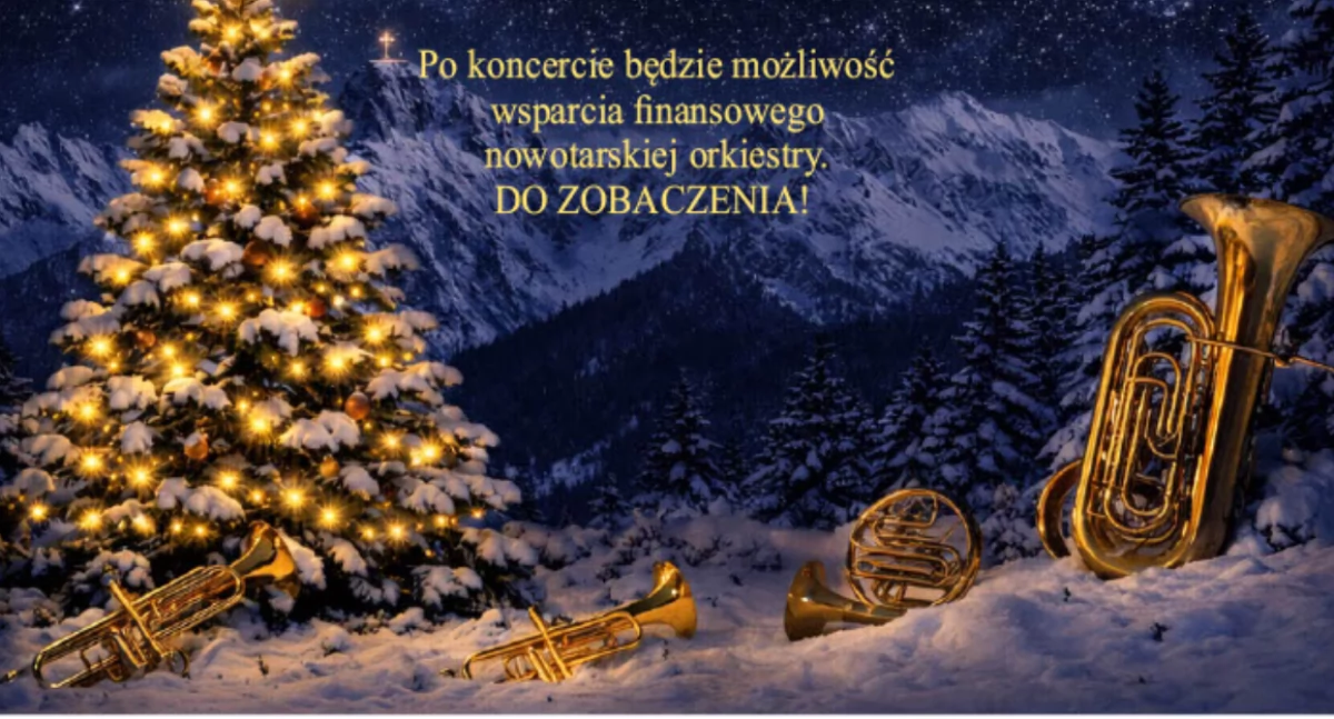 Koncerty, Rodzinne Kolędowanie Miejską Orkiestrą Dętą - zdjęcie, fotografia