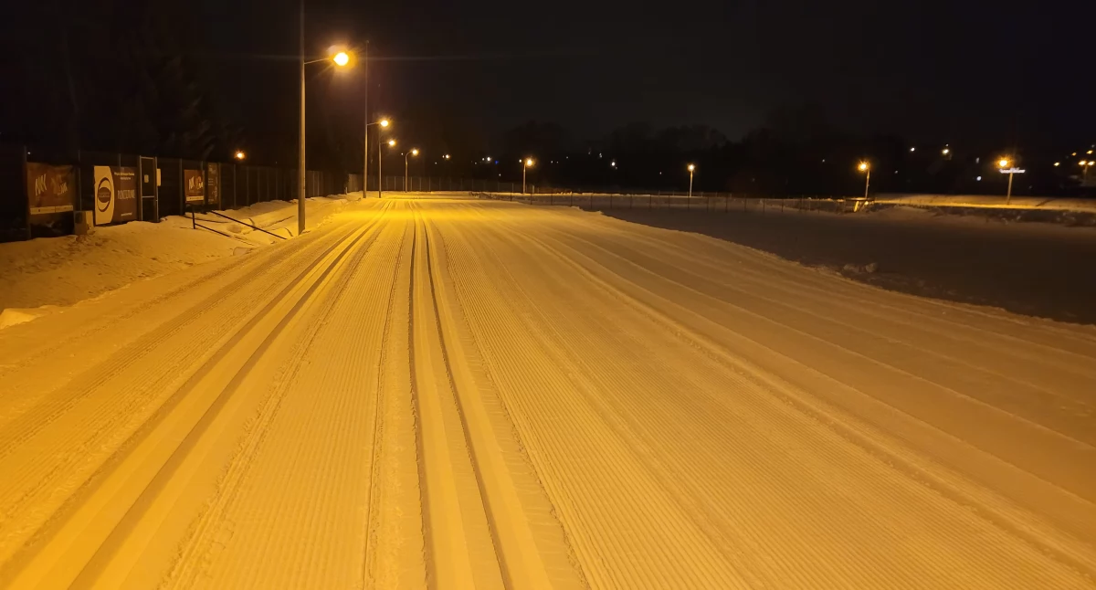 Biegi narciarskie, Ruszyła sztucznie naśnieżana trasa biegowa Nowym Targu - zdjęcie, fotografia