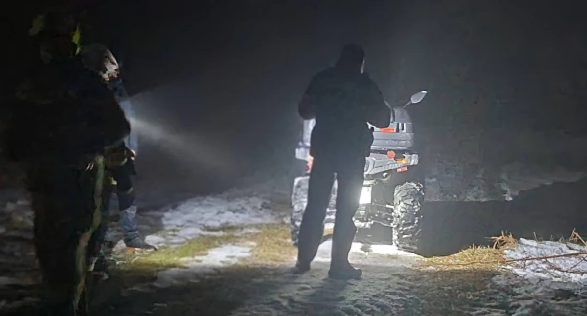 Wypadki, Wypadek quadzie Orawie - zdjęcie, fotografia