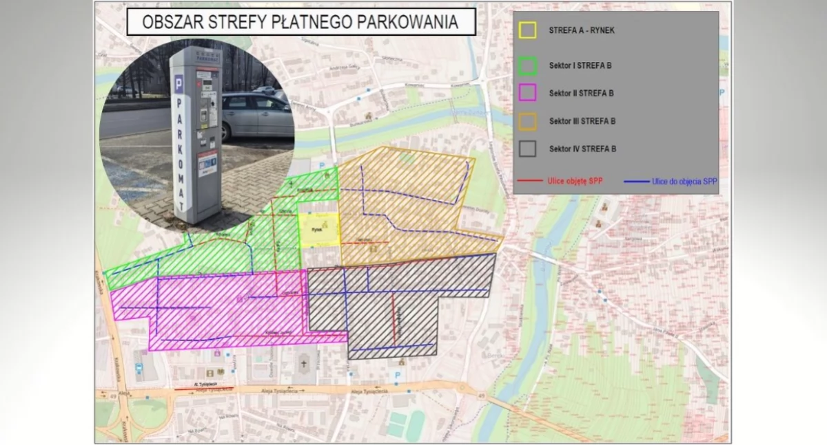 Sprawy lokalne, Rozszerzenie Strefy Płatnego Parkowania Nowym Targu tematem konsultacji społecznych - zdjęcie, fotografia