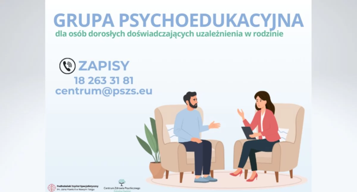 Zdrowie, Grupa psychoedukacyjna osób dorosłych doświadczających uzależnienia rodzinie - zdjęcie, fotografia