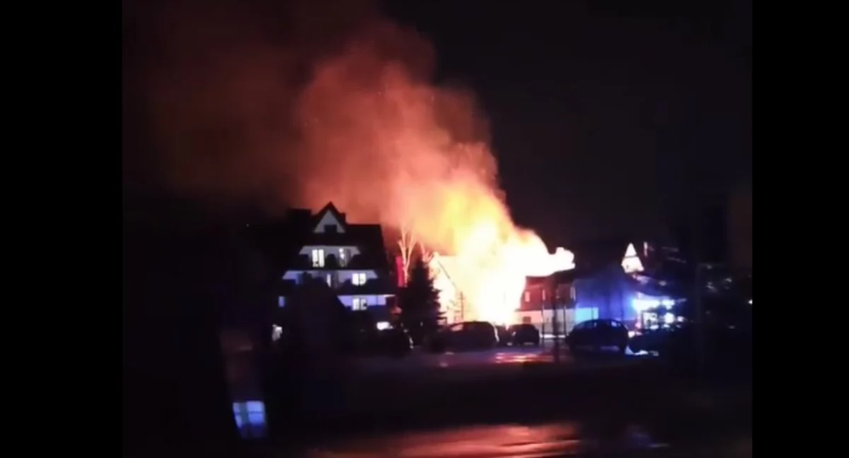 Kadr z filmu 112 Małopolska