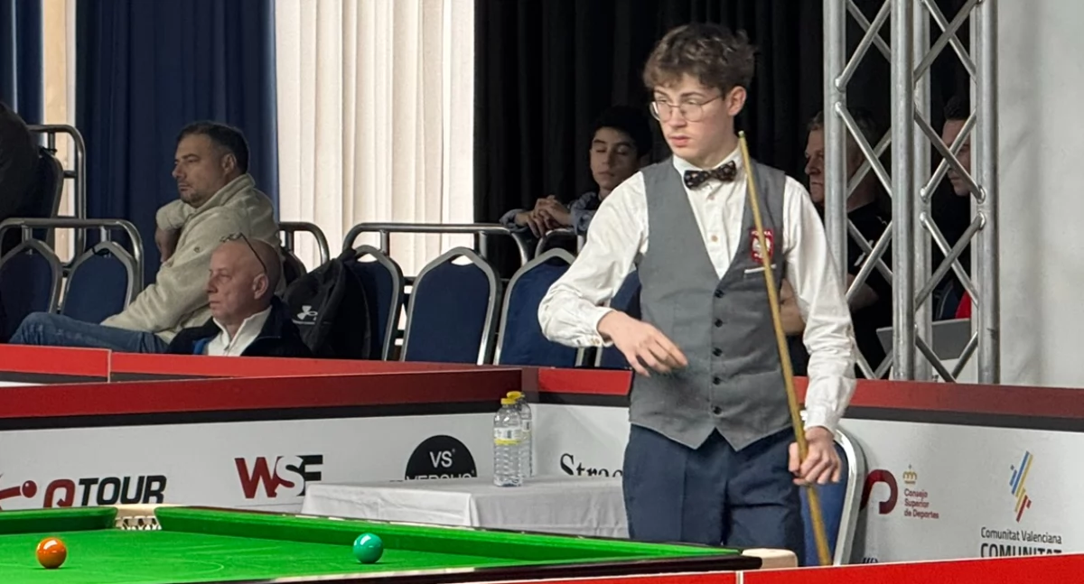 Inne sporty, letni Hubert Micherdziński Nowego Targu brązowym medalem mistrzostw Europy snookerze - zdjęcie, fotografia