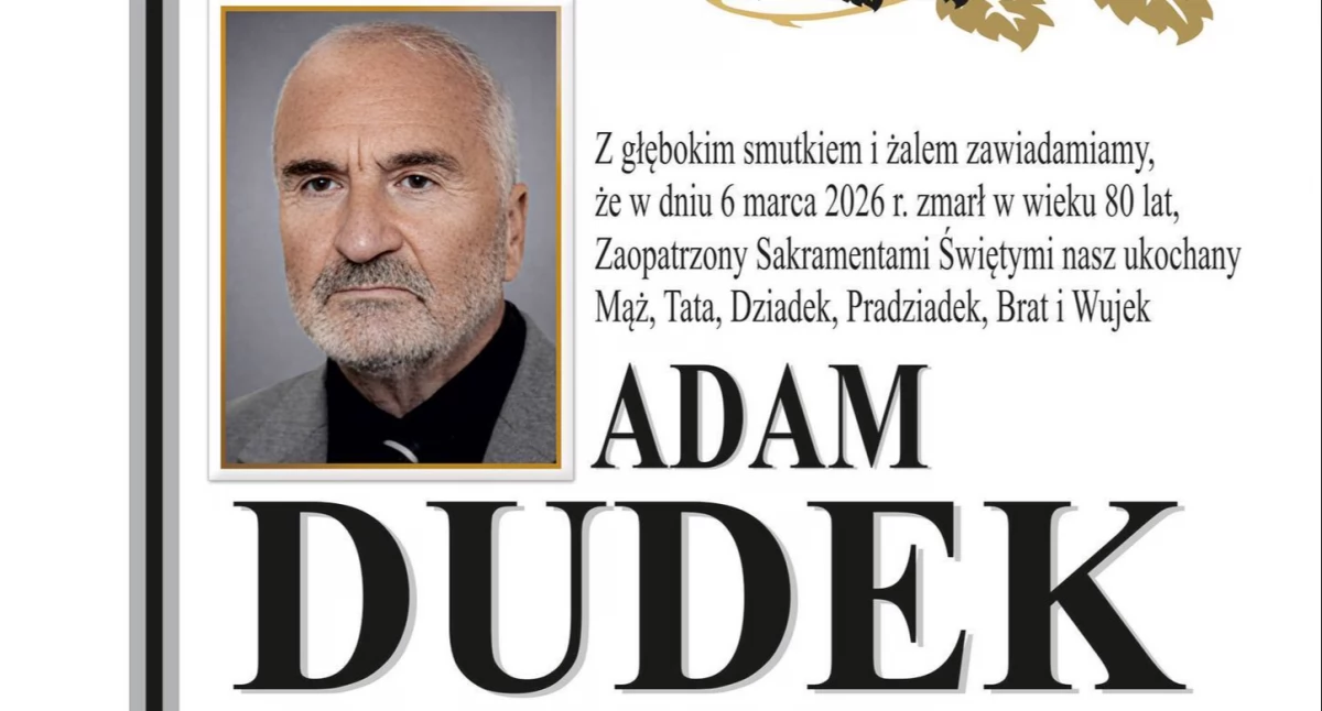 Odeszli, Zmarł Dudek  wieloletni sędzia piłkarski  zasłużony działacz sportowy od związany ze środowiskiem sportowym Podhalu - zdjęcie, fotografia