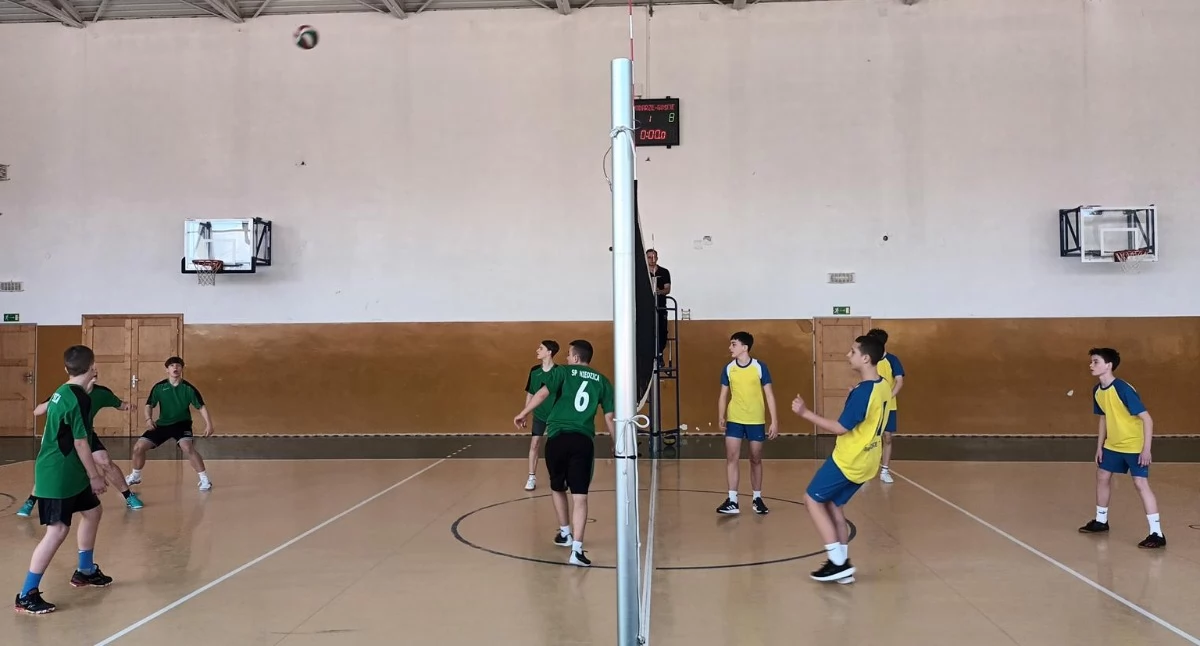 Sport szkolny, Turniej siatkówki Ośrodka Sportowego Pieniny Łapszach Niżnych - zdjęcie, fotografia