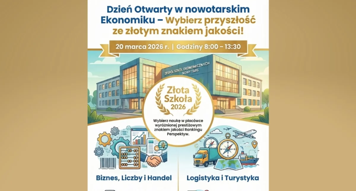 Edukacja, Dzień Otwarty Zespole Szkół Ekonomicznych Nowym Targu marca - zdjęcie, fotografia