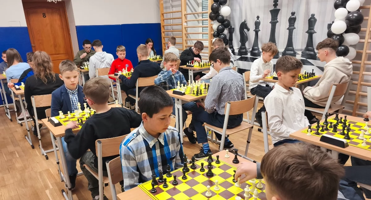 Szachy, Gminny Turniej Szachowy Czerwiennem - zdjęcie, fotografia