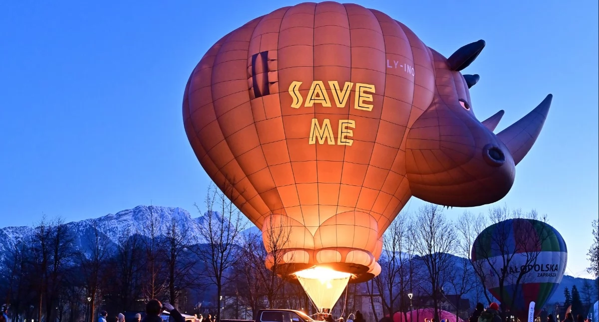 Ludzie, Niezwykła balonów Zakopanem zachwyciła tłumy - zdjęcie, fotografia