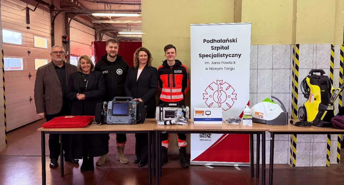 Zdrowie, Nowoczesny sprzęt Podhalańskiego Szpitala w ramach rządowego Programu Ochrony Ludności i Obrony Cywilnej podsumowanie działań - zdjęcie, fotografia