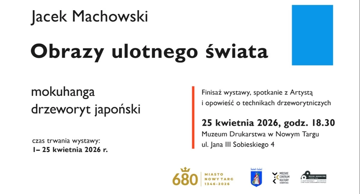 Wystawy, „Obrazy ulotnego świata” spotkanie artystą Nowym Targu - zdjęcie, fotografia