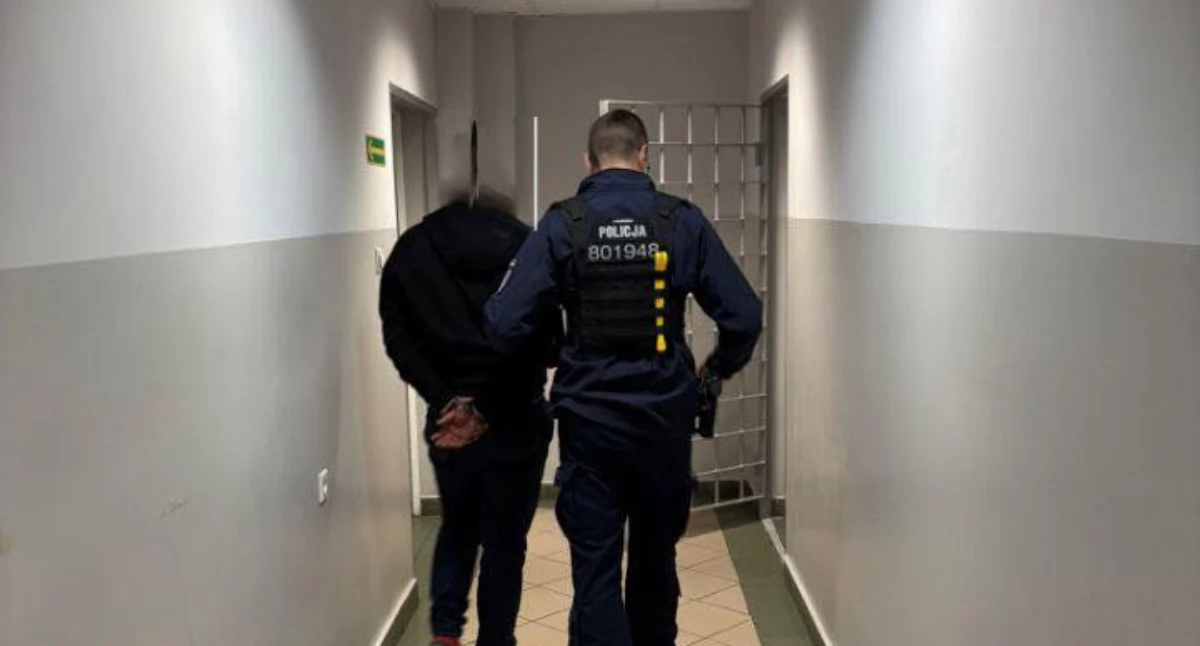 Zatrzymania, Narkotyki samochodzie gminie Czorsztyn osoby zatrzymane - zdjęcie, fotografia