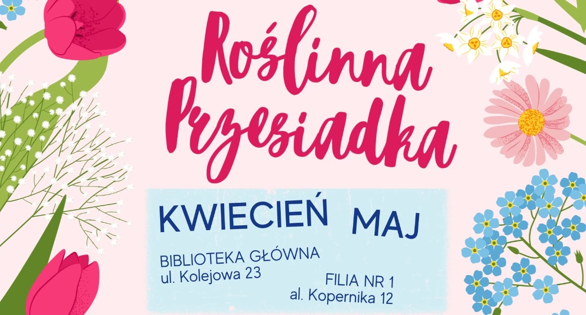 Różne, Roślinna przesiadka Nowym Targu biblioteka zachęca wymiany roślin - zdjęcie, fotografia