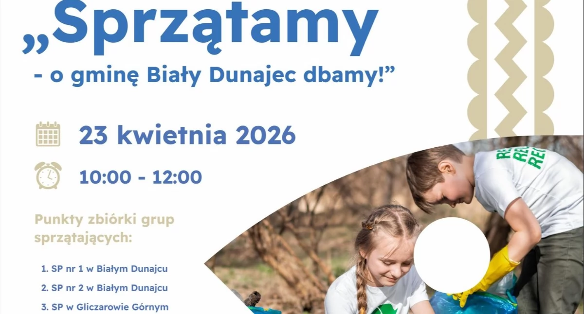 Przyroda, Wspólne sprzątanie gminie Biały Dunajec Mieszkańcy znów ruszą teren - zdjęcie, fotografia