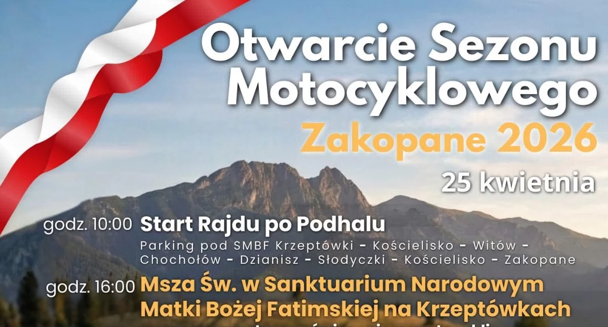 Spotkania, Motocykliści wracają Tatry Zakopanem rusza sezon dwóch kołach - zdjęcie, fotografia