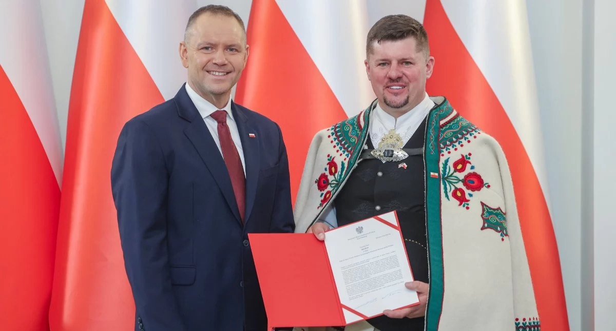 Związek Podhalan, Prezes Związku Podhalan Północnej Ameryki Król powołany Polonii Polaków Granicą przez prezydenta Karola Nawrockiego - zdjęcie, fotografia