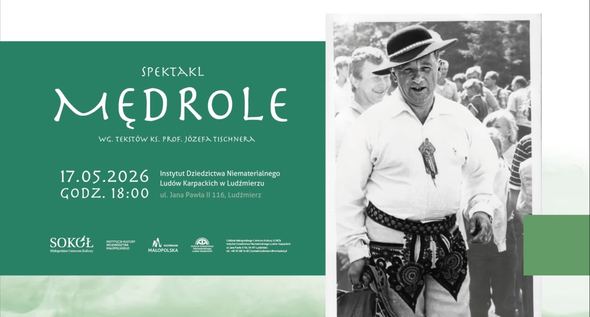 Spotkania, Spektakl „Mędrole” Ludźmierzu - zdjęcie, fotografia