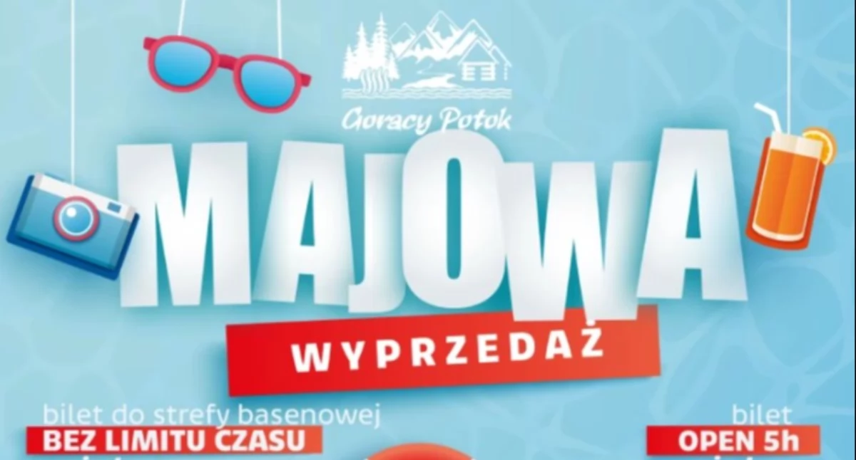 Polecamy, Majowa wyprzedaż Termach Gorący Potok Relaks niższej cenie tylko końca - zdjęcie, fotografia
