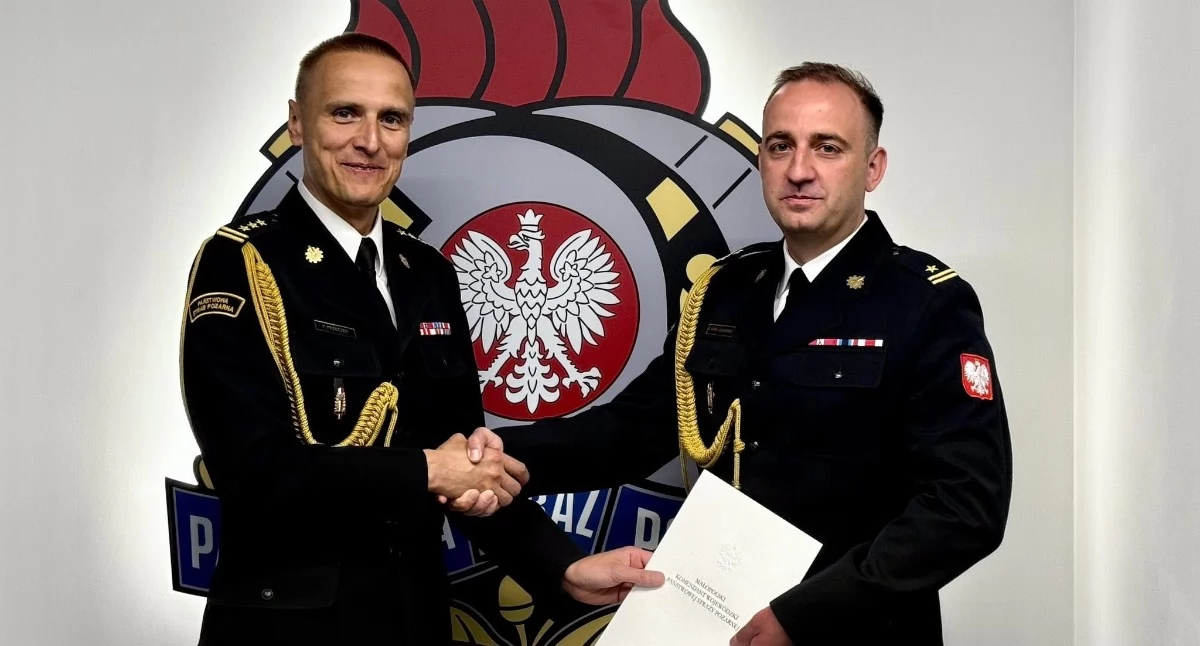 Straż Pożarna, Andrzej Król Łęgowski nowym komendantem powiatowym Zakopanem - zdjęcie, fotografia