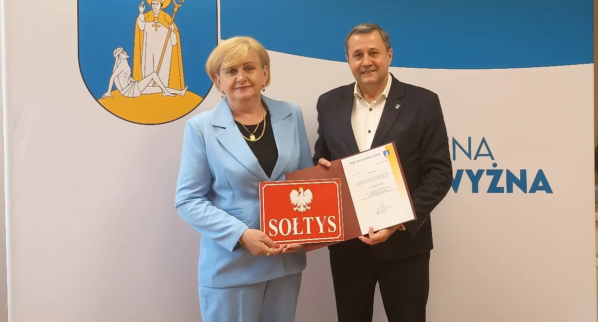 Różne, Janina Walczak nowym sołtysem Podsarnia - zdjęcie, fotografia
