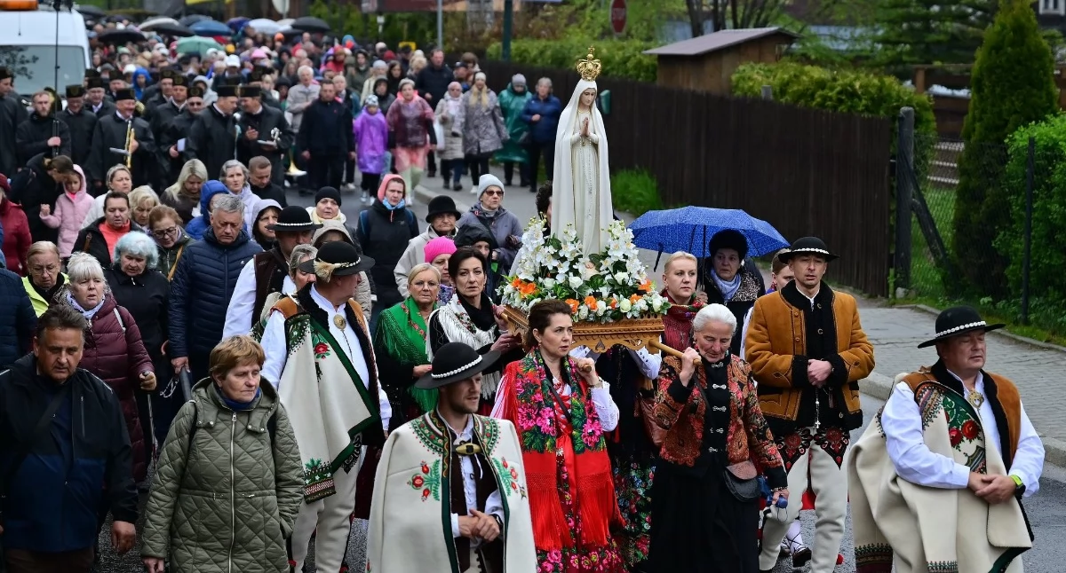 Religia, Procesja fatimska przeszła ulicami Zakopanego - zdjęcie, fotografia
