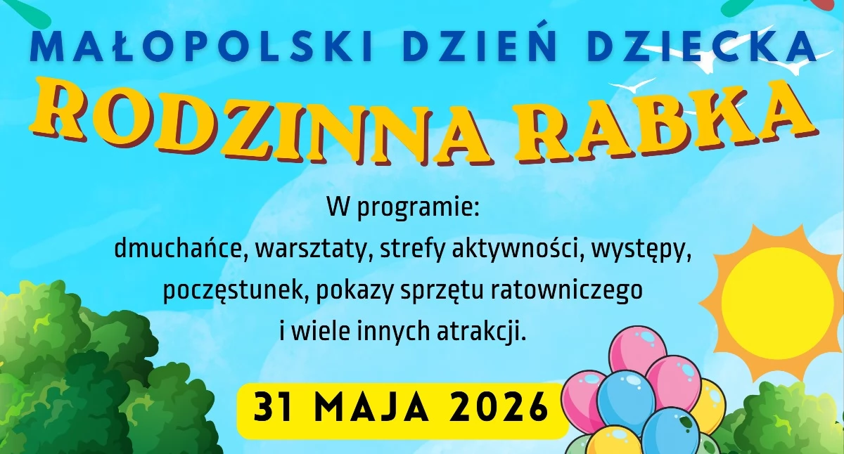 Imprezy , Rabka Zdrój szykuje wielki Dzień Dziecka Będą koncerty dmuchańce rodzinnych atrakcji - zdjęcie, fotografia