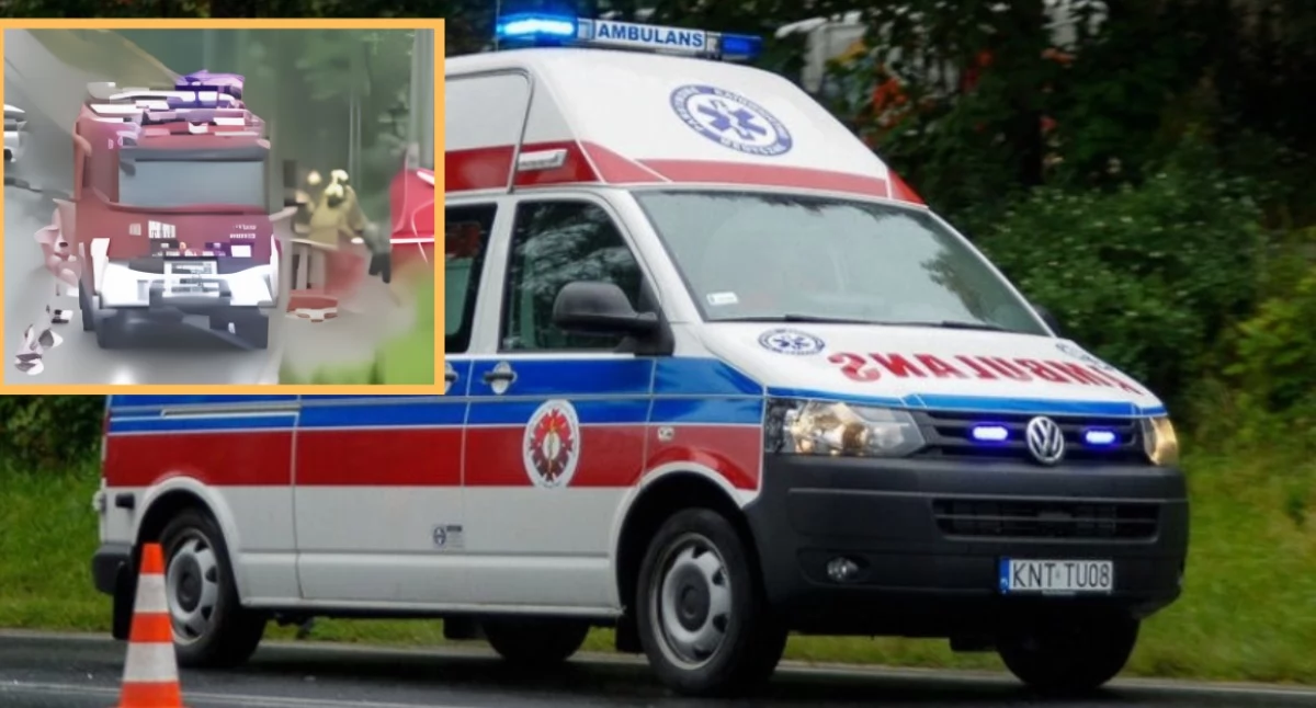 Wypadki, Tragiczny wypadek Oleksówkach Mężczyzna zmarł reanimacji - zdjęcie, fotografia