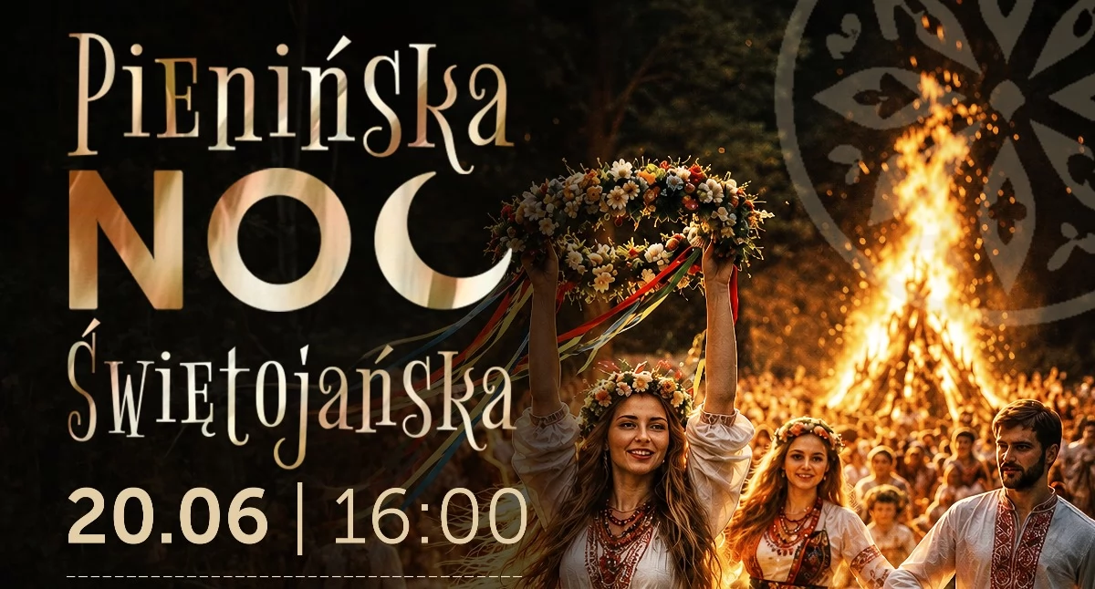 Folklor, Pienińska Świętojańska wraca Ja­worek Ogień wianki słowiańskie rytuały gołym niebem - zdjęcie, fotografia