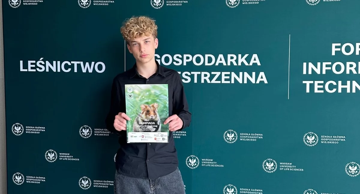 Edukacja, Paweł Potoczak finalistą Olimpiady Wiedzy Ekologicznej sukces ucznia „Goszczyńskiego” - zdjęcie, fotografia