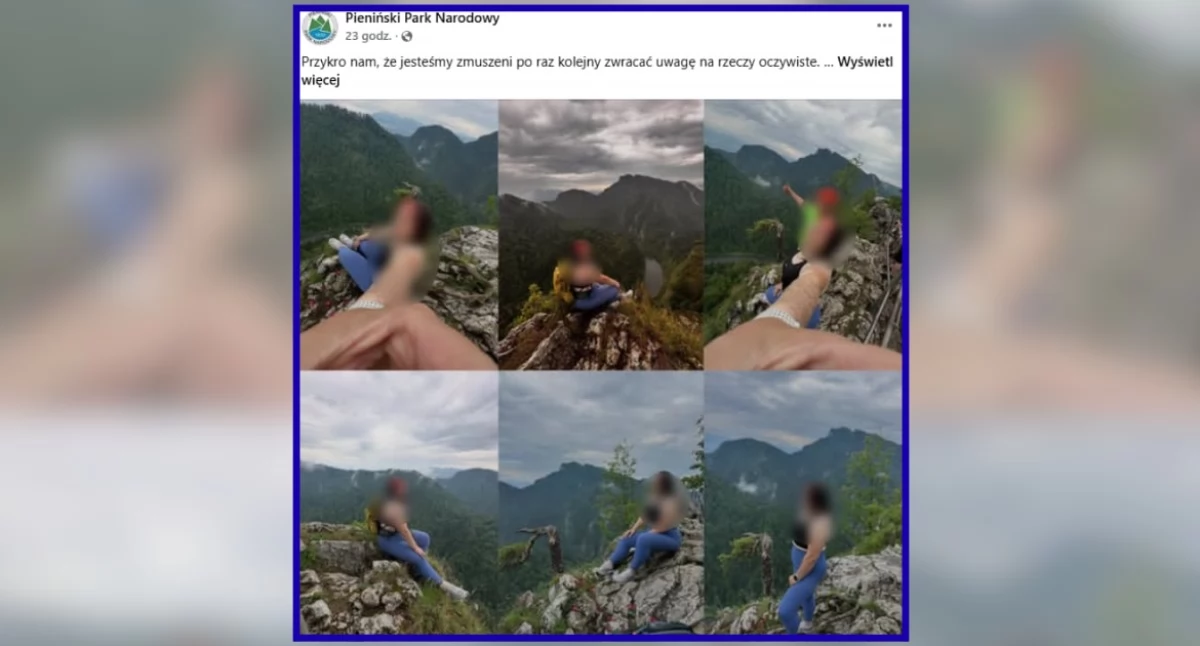 Góry, jednego zdjęcia ryzykują wszystko Pieniński Narodowy pokazuje skalę problemu - zdjęcie, fotografia