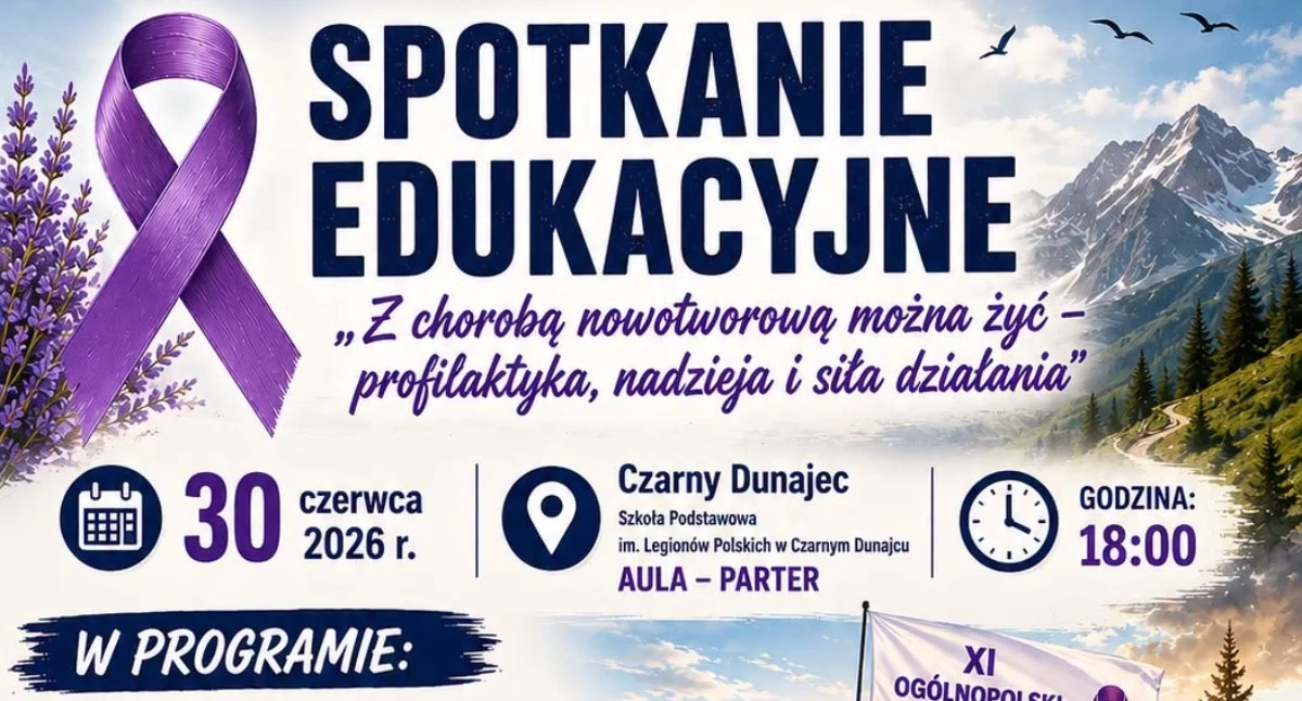 Zdrowie, Spotkanie edukacyjne profilaktyce nowotworowej Czarnym Dunajcu - zdjęcie, fotografia