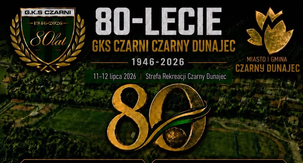 Festyny i pikniki, Czarni Czarny Dunajec świętuje lecie przed klubem wyjątkowy jubileusz - zdjęcie, fotografia