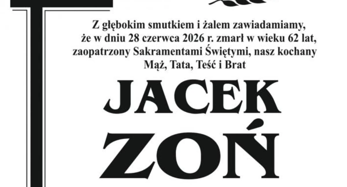 Odeszli, Zmarł Jacek wieloletni dyrektor Szkoły Podstawowej Dębnie - zdjęcie, fotografia