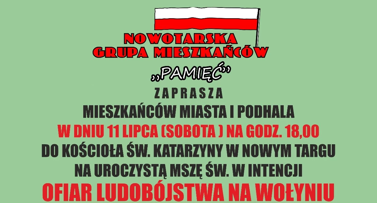 Historia i pamięć, uczci pamięć ofiar ludobójstwa Wołyniu Małopolsce Wschodniej - zdjęcie, fotografia