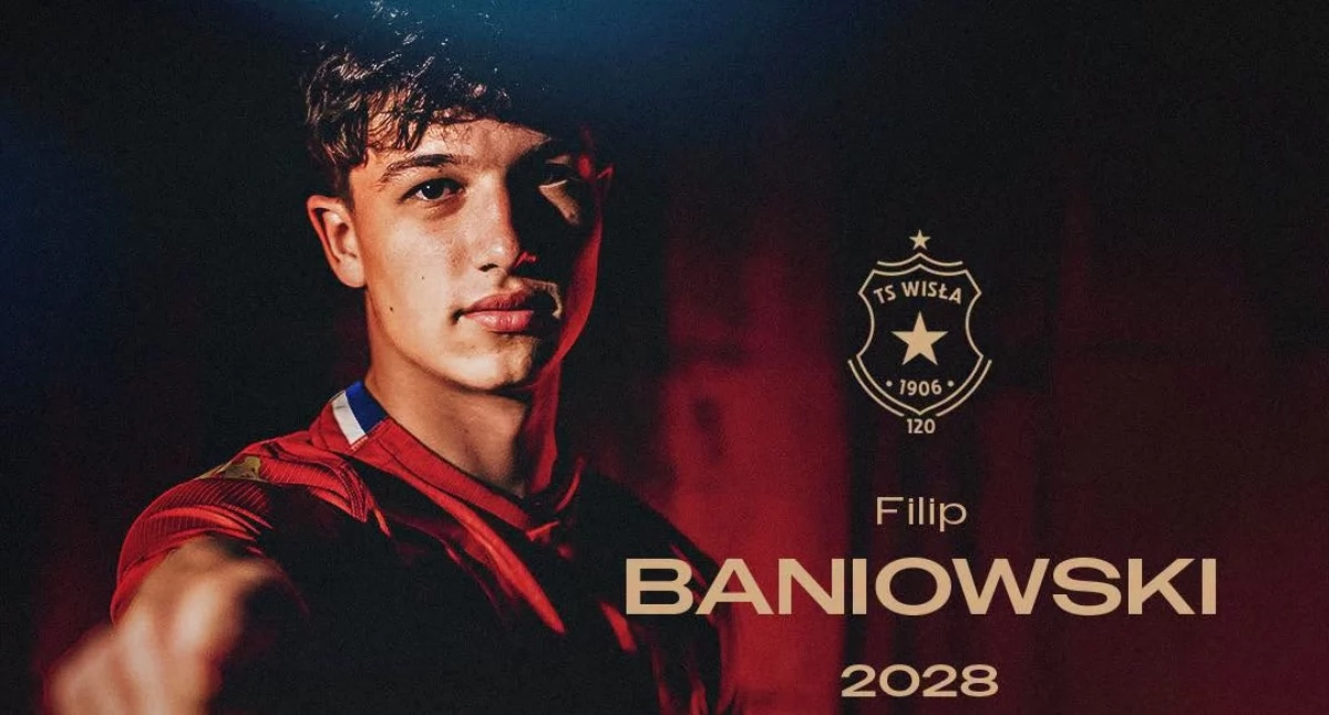 Piłka nożna, Filip Baniowski nowym kontraktem Wisłą Kraków wypożyczeniem Podhale kolejny karierze wychowanka Wisła Czarny Dunajec - zdjęcie, fotografia