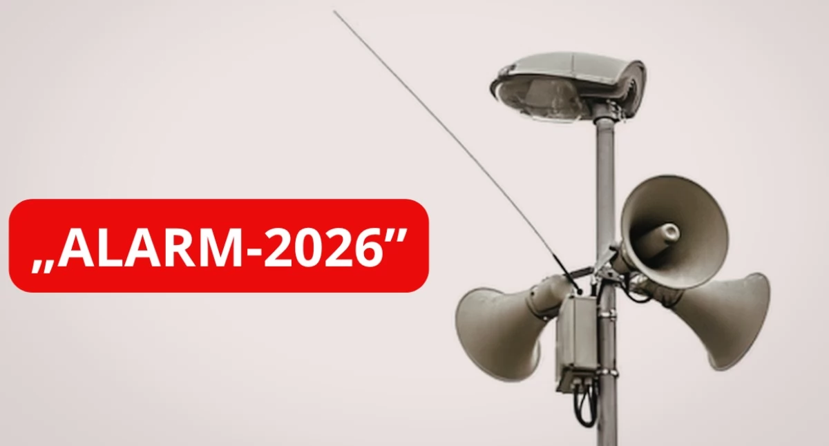 Informacje 112, „ALARM 2026” Dziś całej Polsce zawyją syreny tylko ćwiczenia - zdjęcie, fotografia