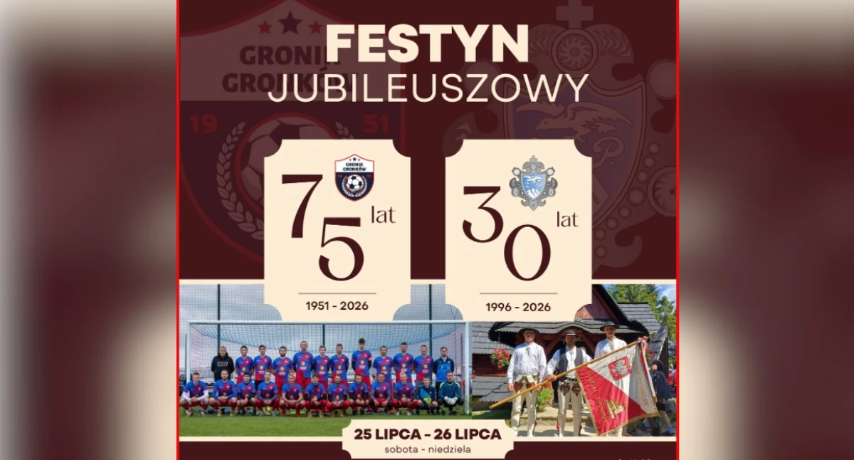 Festyny i pikniki, Gronków zaprasza wielkie święto Gronik Związek Podhalan obchodzą jubileusze - zdjęcie, fotografia