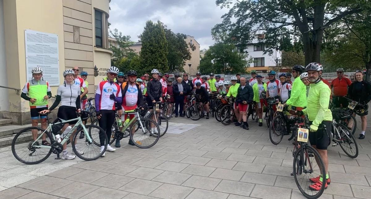 Rowery, XVIII Góralska Pielgrzymka Rowerowa województwie pomorskim - zdjęcie, fotografia