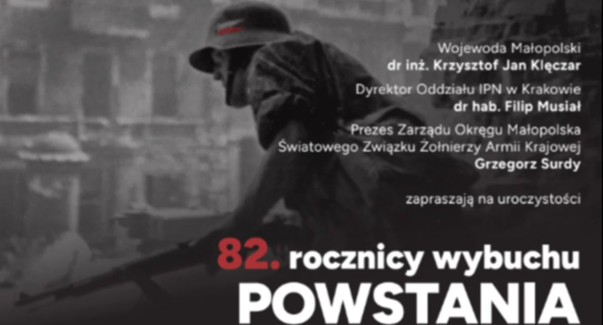 Historia i pamięć, Krakowskie obchody rocznicy wybuchu Powstania Warszawskiego - zdjęcie, fotografia